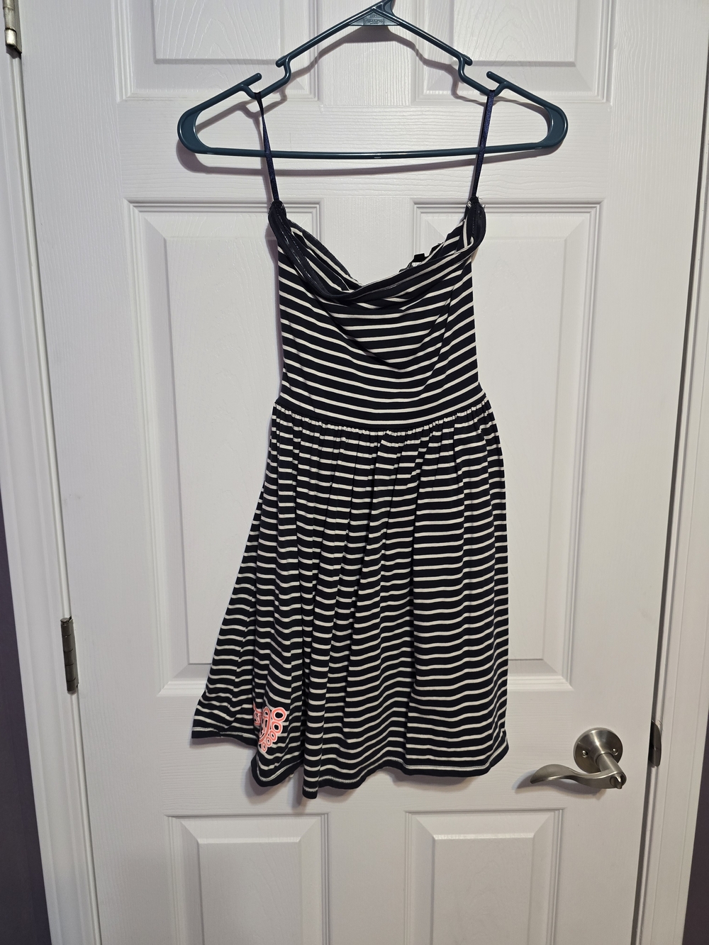 Ocean Drive Navy and White Striped Mini Dress